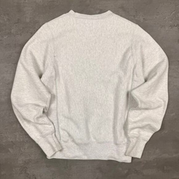 Champion Reverse Weave Gray Crewneck Sweatshirt - Picture 5 of 6